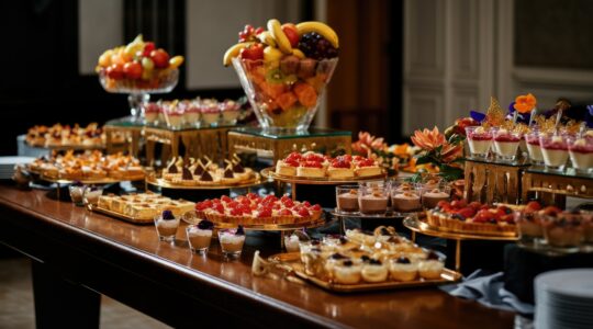 Art de la table en pâtisserie