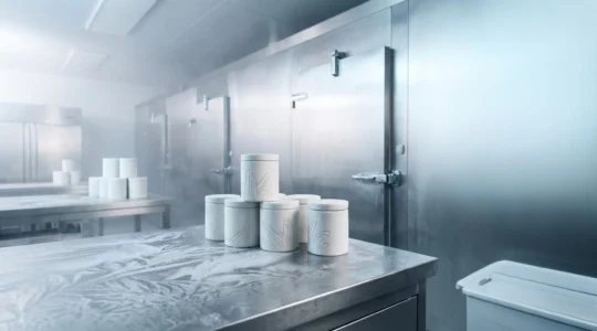 Conservation professionnelle de glaces et entremets à différentes températures